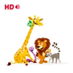 kids coloring and learn animal android application logo